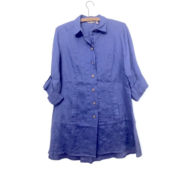 Soft Surroundings TENCE Island Breeze Shirt - Picture 2 of 4